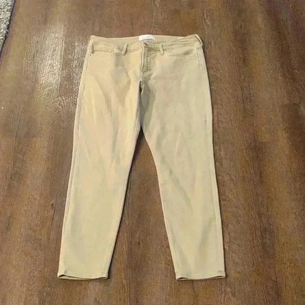 Dear John Gisele skinny button fly Chardonnay denim jeans women's‎ 31